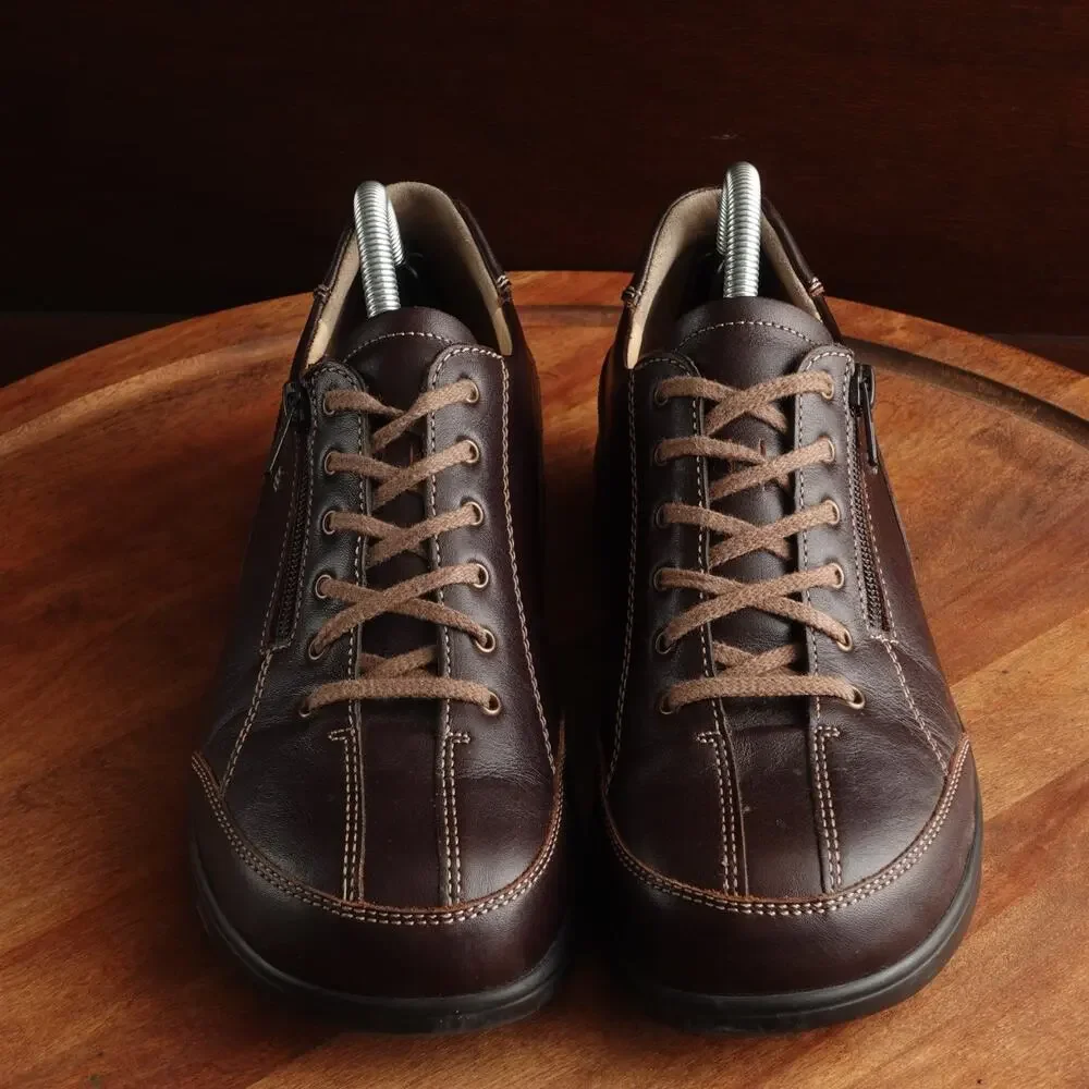 Finn Comfort Shoes Unisex UK SZ 7 M7.5 W9.5 Brown Otaru Leather Comfort Walking